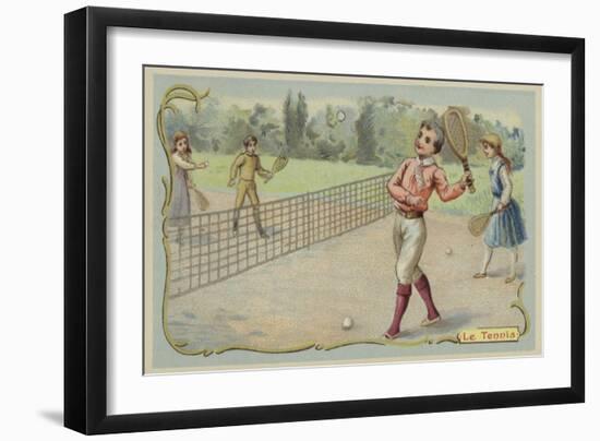 Tennis-null-Framed Giclee Print