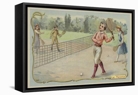 Tennis-null-Framed Premier Image Canvas