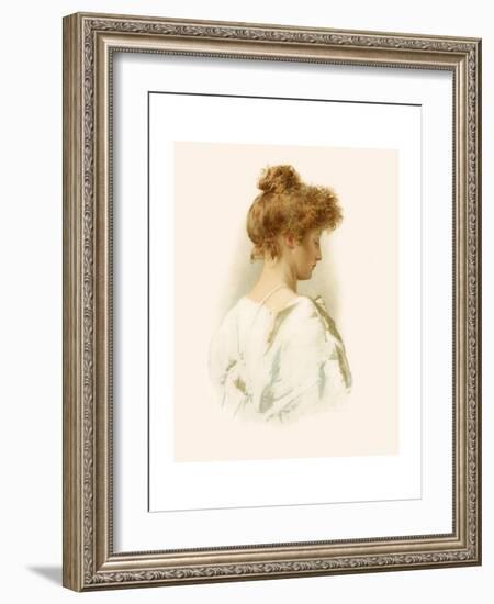 Tennyson's Madeline-Marcus Stone-Framed Giclee Print