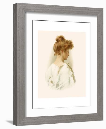 Tennyson's Madeline-Marcus Stone-Framed Giclee Print