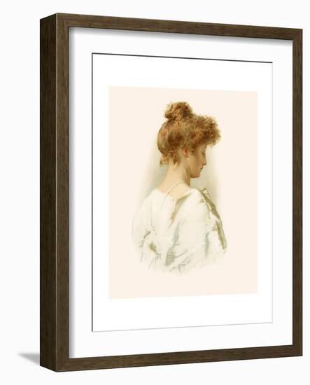 Tennyson's Madeline-Marcus Stone-Framed Giclee Print