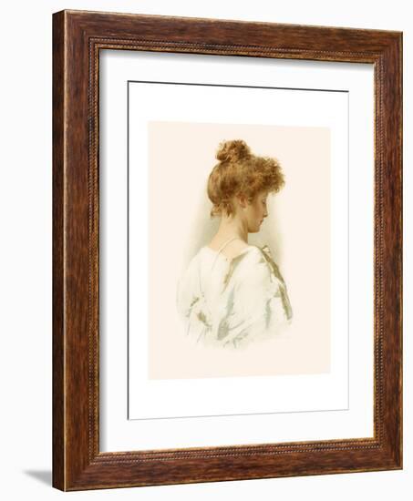 Tennyson's Madeline-Marcus Stone-Framed Giclee Print