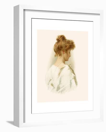 Tennyson's Madeline-Marcus Stone-Framed Giclee Print