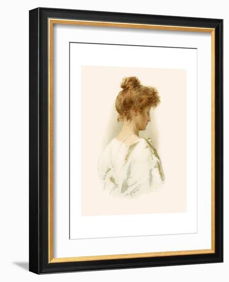 Tennyson's Madeline-Marcus Stone-Framed Giclee Print