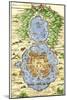 Tenochtitlan, Capital City of Aztec Mexico, an Island Connected by Causeways to Land, c.1520-null-Mounted Giclee Print
