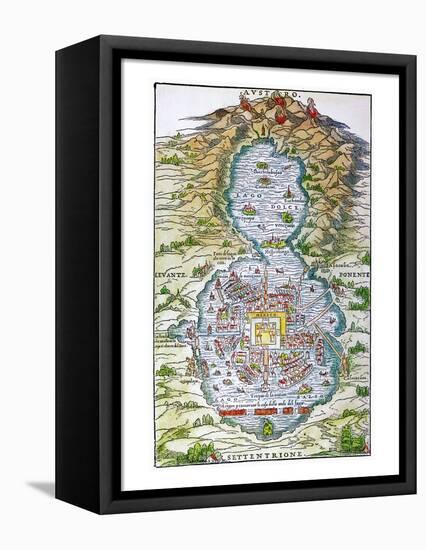 Tenochtitlan (Mexico City-null-Framed Premier Image Canvas