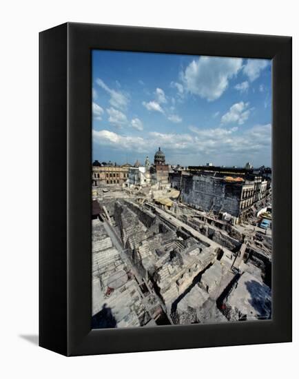 Tenochtitlan, Templo Mayor, Aztec, National Museum of Anthropology and History, Mexico City, Mexico-Kenneth Garrett-Framed Premier Image Canvas