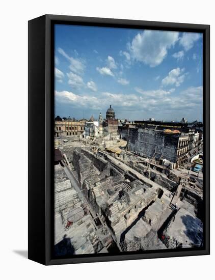 Tenochtitlan, Templo Mayor, Aztec, National Museum of Anthropology and History, Mexico City, Mexico-Kenneth Garrett-Framed Premier Image Canvas
