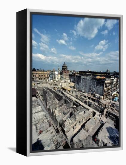 Tenochtitlan, Templo Mayor, Aztec, National Museum of Anthropology and History, Mexico City, Mexico-Kenneth Garrett-Framed Premier Image Canvas