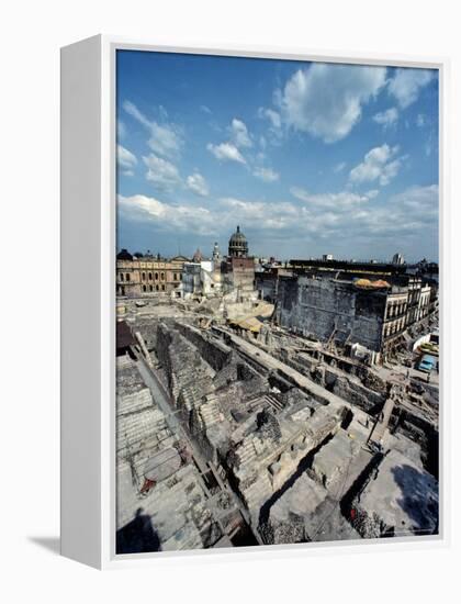 Tenochtitlan, Templo Mayor, Aztec, National Museum of Anthropology and History, Mexico City, Mexico-Kenneth Garrett-Framed Premier Image Canvas