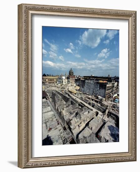 Tenochtitlan, Templo Mayor, Aztec, National Museum of Anthropology and History, Mexico City, Mexico-Kenneth Garrett-Framed Photographic Print