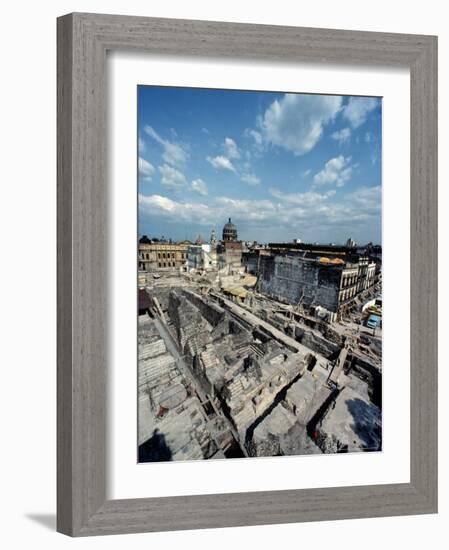 Tenochtitlan, Templo Mayor, Aztec, National Museum of Anthropology and History, Mexico City, Mexico-Kenneth Garrett-Framed Photographic Print