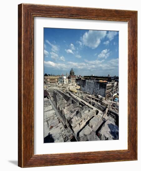 Tenochtitlan, Templo Mayor, Aztec, National Museum of Anthropology and History, Mexico City, Mexico-Kenneth Garrett-Framed Photographic Print