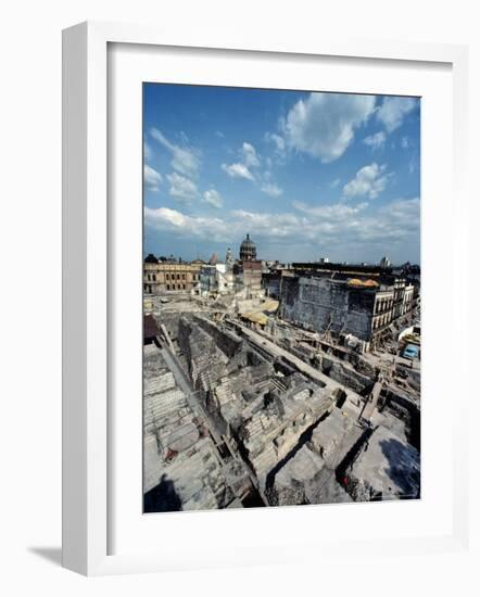 Tenochtitlan, Templo Mayor, Aztec, National Museum of Anthropology and History, Mexico City, Mexico-Kenneth Garrett-Framed Photographic Print