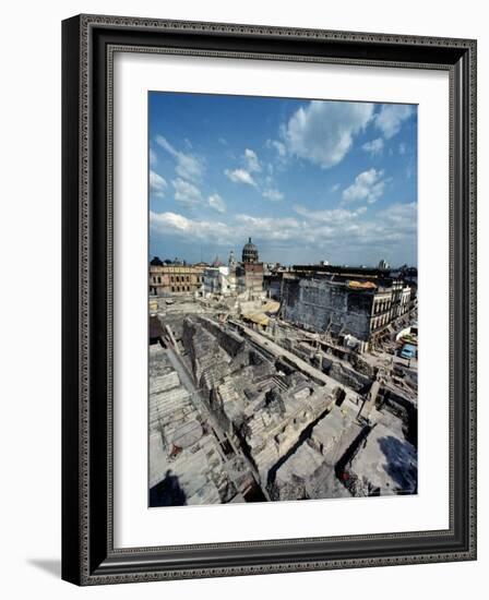 Tenochtitlan, Templo Mayor, Aztec, National Museum of Anthropology and History, Mexico City, Mexico-Kenneth Garrett-Framed Photographic Print