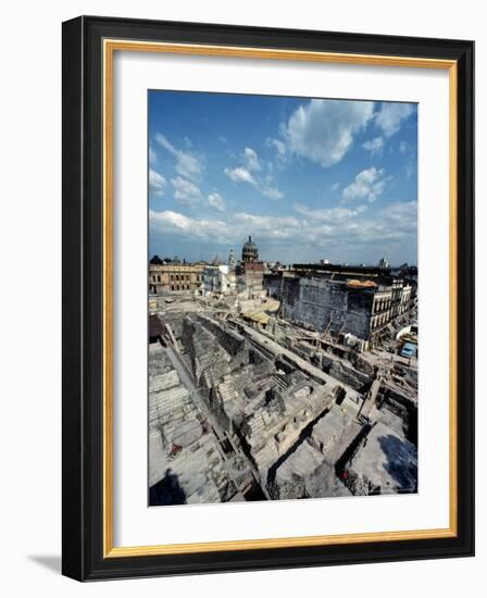 Tenochtitlan, Templo Mayor, Aztec, National Museum of Anthropology and History, Mexico City, Mexico-Kenneth Garrett-Framed Photographic Print
