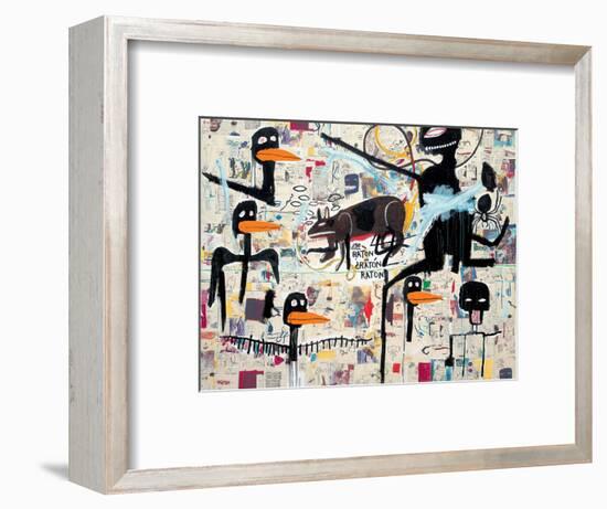 Tenor, 1985-Jean-Michel Basquiat-Framed Giclee Print