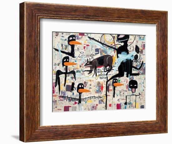 Tenor, 1985-Jean-Michel Basquiat-Framed Giclee Print