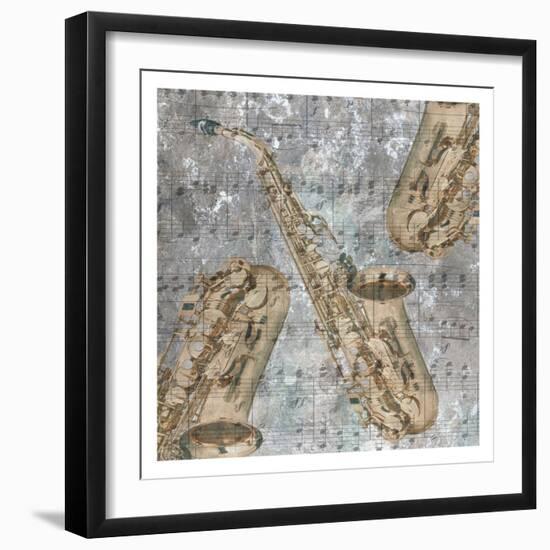 Tenor And Alto-Sheldon Lewis-Framed Art Print