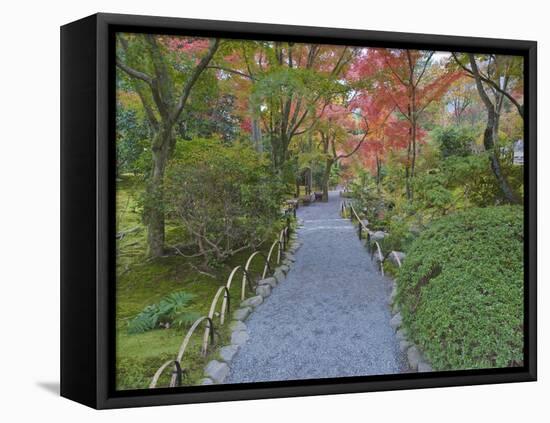 Tenryuji Temple Garden, Sagano, Arashiyama, Kyoto, Japan-Rob Tilley-Framed Premier Image Canvas