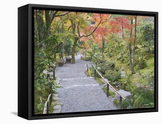 Tenryuji Temple Garden, Sagano, Arashiyama, Kyoto, Japan-Rob Tilley-Framed Premier Image Canvas