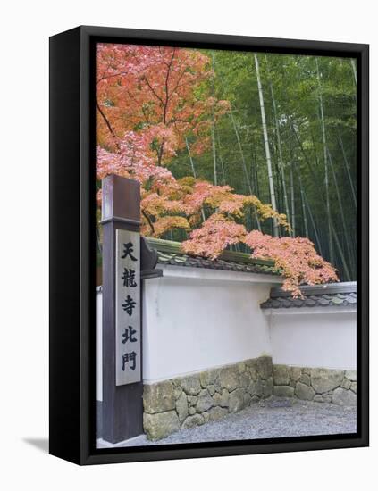 Tenryuji Temple Garden, Sagano, Arashiyama, Kyoto, Japan-Rob Tilley-Framed Premier Image Canvas