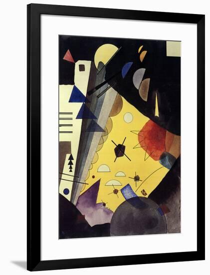 Tension in Height (No text)-Wassily Kandinsky-Framed Lithograph