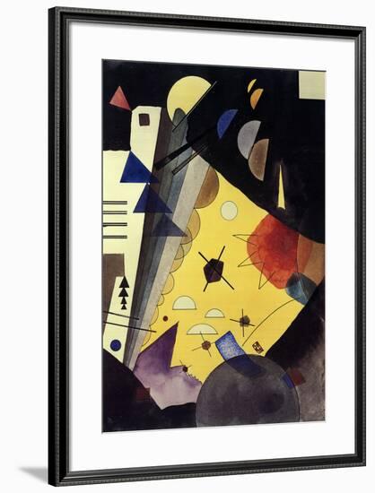 Tension in Height (No text)-Wassily Kandinsky-Framed Lithograph