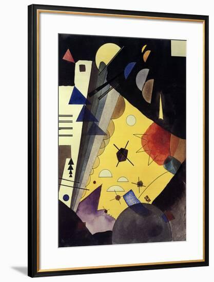 Tension in Height (No text)-Wassily Kandinsky-Framed Lithograph