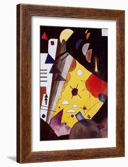 Tension in Height-Wassily Kandinsky-Framed Art Print