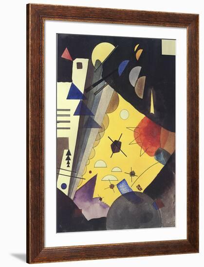 Tension in Height-Wassily Kandinsky-Framed Art Print