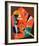 Tension in Red-Wassily Kandinsky-Framed Art Print