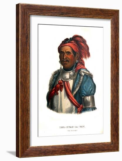 Tenskwautawaw, or 'the prophet'-Charles Bird King-Framed Giclee Print