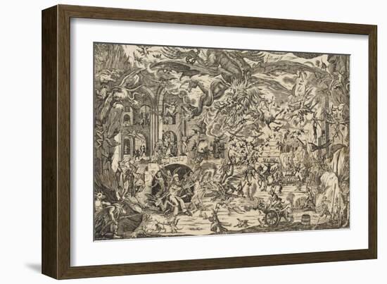 Tentation de saint Antoine-null-Framed Giclee Print