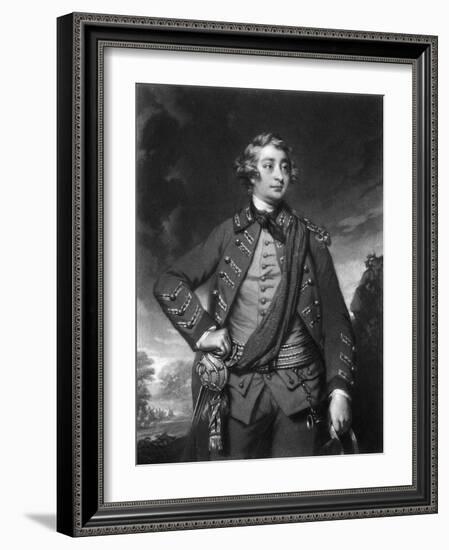 Tenth Earl of Pembroke-Sir Joshua Reynolds-Framed Art Print