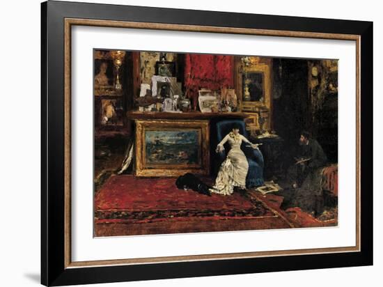 Tenth Street Studio-William Merritt Chase-Framed Art Print