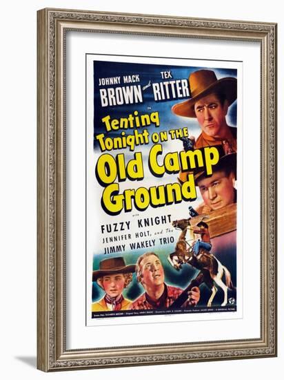 Tenting Tonight on the Old Camp Grounds, 1943-null-Framed Premium Giclee Print