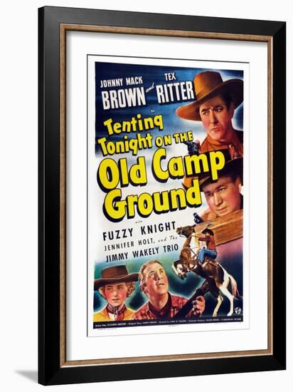 Tenting Tonight on the Old Camp Grounds, 1943-null-Framed Premium Giclee Print