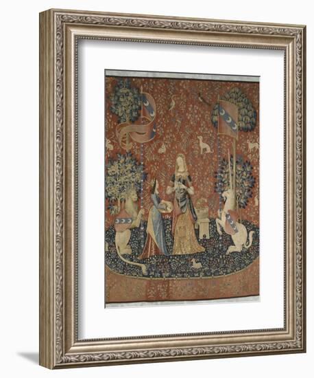 Tenture de la Dame à la Licorne : l'Odorat-null-Framed Giclee Print