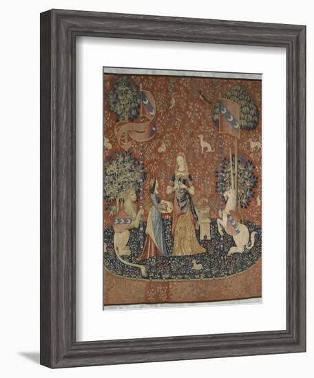 Tenture de la Dame à la Licorne : l'Odorat-null-Framed Giclee Print