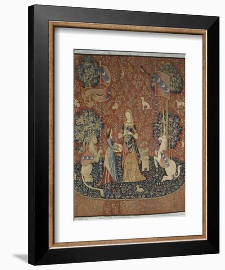 Tenture de la Dame à la Licorne : l'Odorat-null-Framed Giclee Print