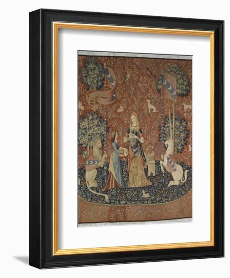 Tenture de la Dame à la Licorne : l'Odorat-null-Framed Giclee Print