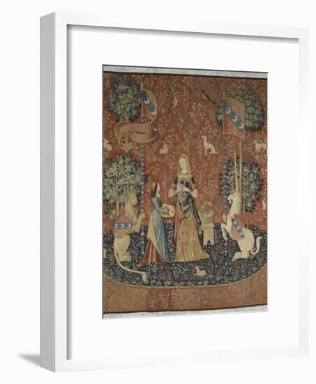 Tenture de la Dame à la Licorne : l'Odorat-null-Framed Giclee Print