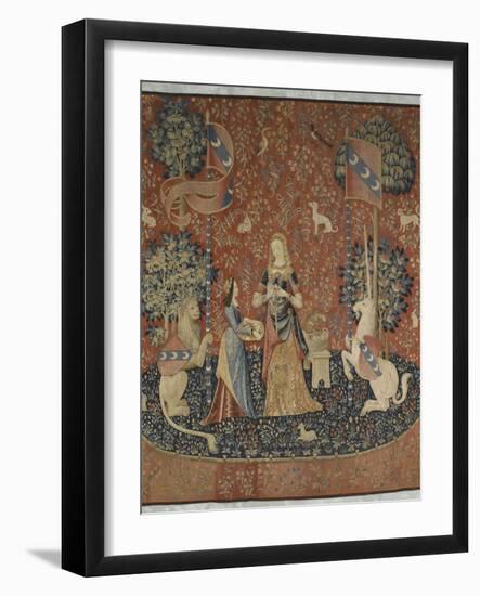 Tenture de la Dame à la Licorne : l'Odorat-null-Framed Giclee Print