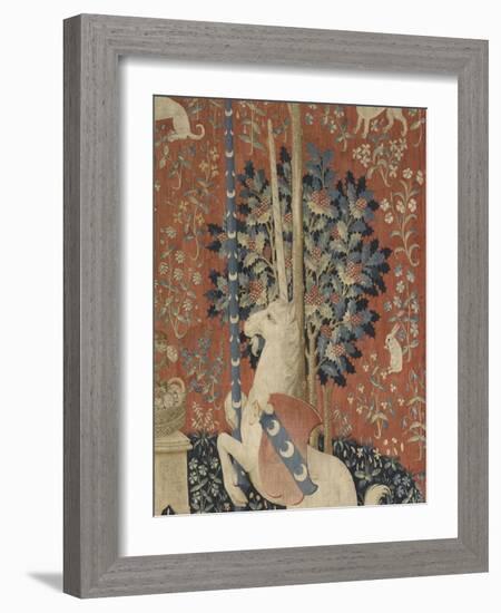 Tenture de la Dame à la Licorne : l'Odorat-null-Framed Giclee Print