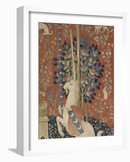 Tenture de la Dame à la Licorne : l'Odorat-null-Framed Giclee Print