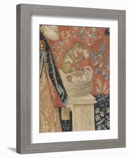 Tenture de la Dame à la Licorne : l'Odorat-null-Framed Giclee Print