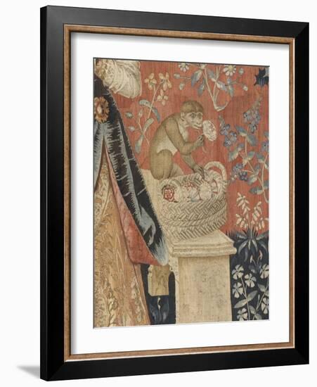 Tenture de la Dame à la Licorne : l'Odorat-null-Framed Giclee Print