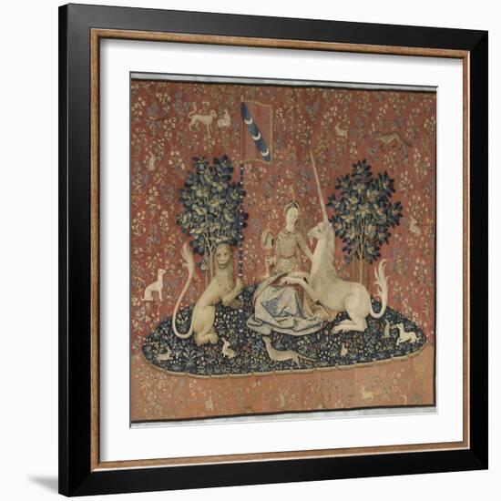 Tenture de la Dame à la Licorne : la Vue-null-Framed Giclee Print