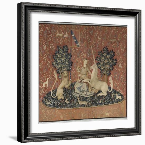 Tenture de la Dame à la Licorne : la Vue-null-Framed Giclee Print